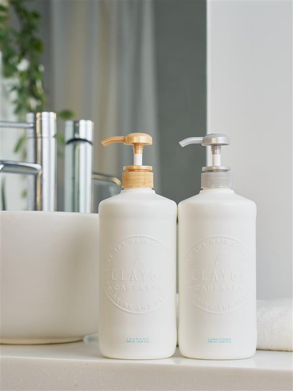 日本発のクレイケアブランド「CLAYGE（クレージュ）」が全米へ！アメリカ国内のコストコ約200店舗にて、大容量1Lサイズのシャンプー・コンディショナーを7月より販売開始予定。